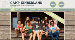 Desktop Screenshot of campkinderland.org